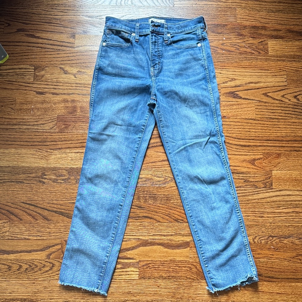 Madewell Blue Ankle Crop Jeans